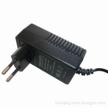24W Power Supply with European Switching Plug Adapter, Used for LED Lights and LED Screen